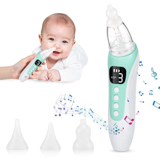 Electric Baby Nasal Aspirator with Music & 3 Suction Levels