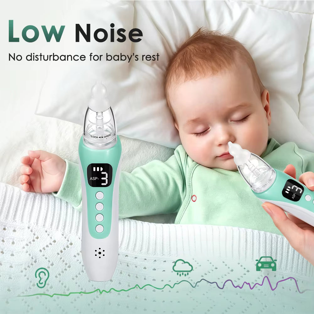 Electric Baby Nasal Aspirator with Music & 3 Suction Levels